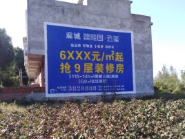 兴安墙体广告的好处